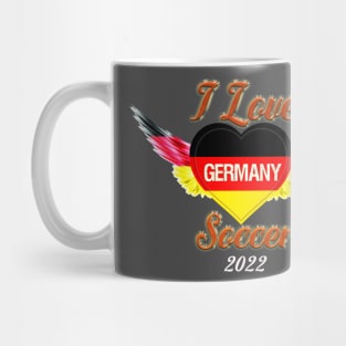 I Love Germany Soccer 2022 Mug